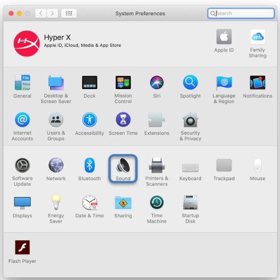 HyperX - SoloCast HMIS1X-XX-BK/G - macOS Step 1 macOS Vaihe 1
