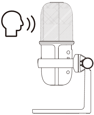 HyperX - SoloCast HMIS1X-XX-BK/G - Mikrofonin asento, vaihe 1 Mikrofonin asento, vaihe 1