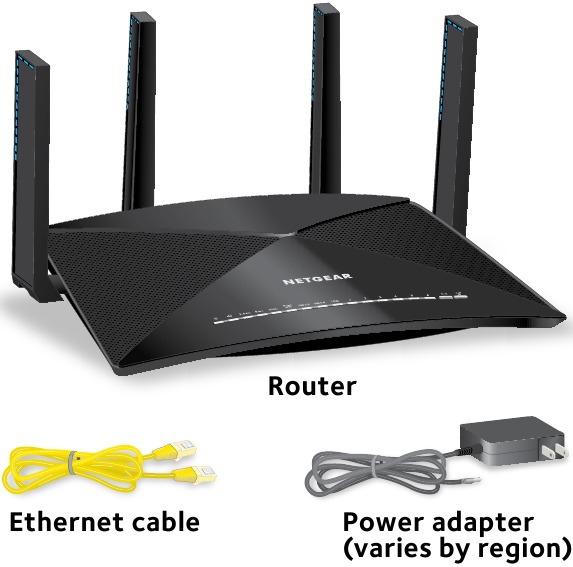NETGEAR - Nighthawk X10 - Пакет мазмұны Пакет мазмұны
