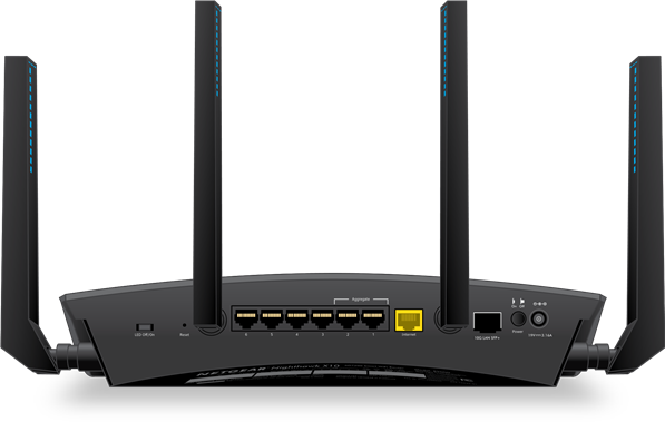 NETGEAR - Nighthawk X10 - Антенналарды орналастырыңыз Антенналарды орналастырыңыз