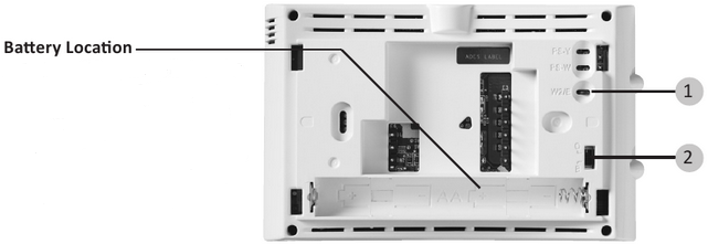 Emerson - 80 Series - Θέση μπαταρίας Θέση μπαταρίας