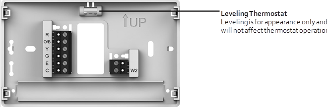 Emerson - 1F75H-21PR - Nivelación del termostato Nivelación del termostato