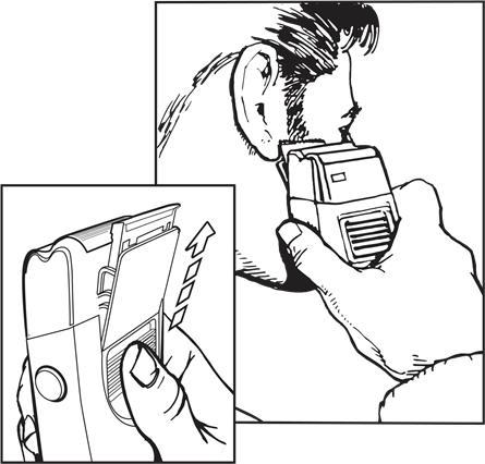 Wahl - FLEX SHAVE - Long-Hair Trimmer Operation Long-Hair Trimmer Operation (Operimi i prerësit të qimeve të gjata)