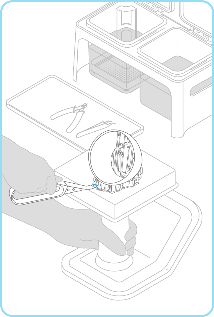Formlabs - Form 2 - Remover a Sua Impressão Remover a Sua Impressão