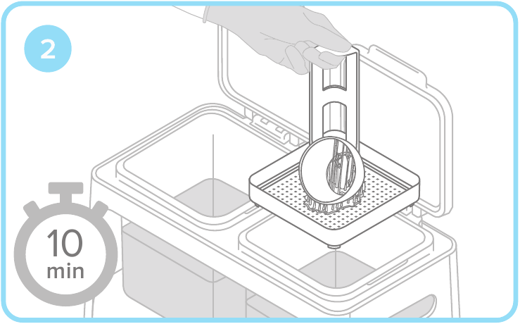 Formlabs - Form 2 - Lavar a Sua Impressão Passo 2 Lavar a Sua Impressão Passo 2