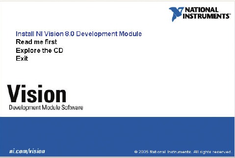 National Instruments - NI CVS-1450 Series - Sakinisha Hatua ya 1 ya Moduli ya NI Vision Development Sakinisha Hatua ya 1 ya Moduli ya NI Vision Development