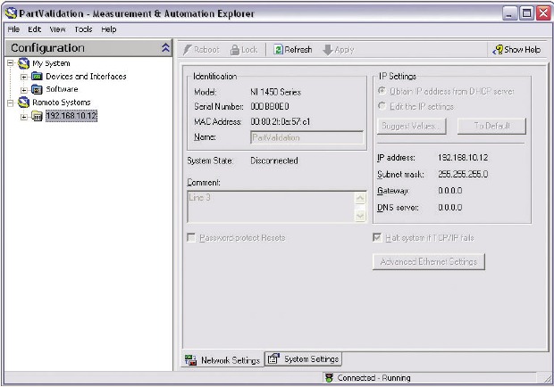 National Instruments - NI CVS-1450 Series - Pata Anwani ya IP Pata Anwani ya IP
