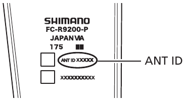 Shimano - FC-R9200-P - Připojení cyklopočítače Připojení cyklopočítače