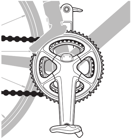 Shimano - FC-R9200-P - Provedení kalibrace nulového offsetu Krok 1 Provedení kalibrace nulového offsetu Krok 1