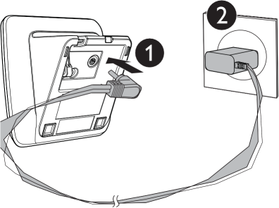 VTech - DS6072 - Зарядтағышты қосу Зарядтағышты қосу