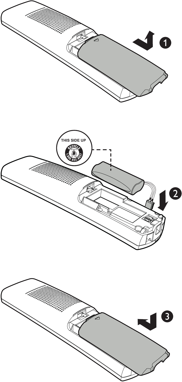 VTech - DS6072 - Батареяны орнату Батареяны орнату
