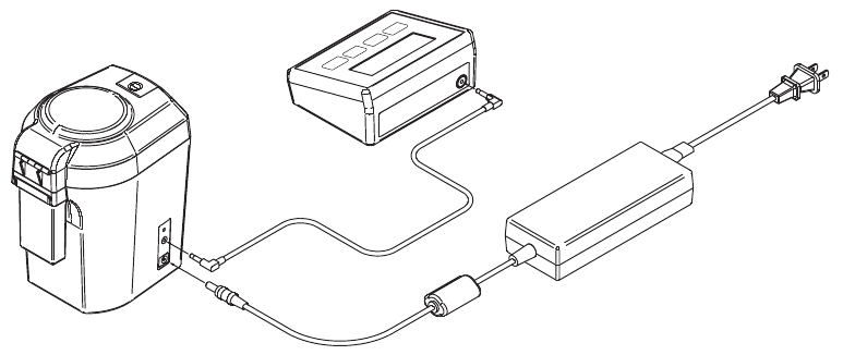 Kett - Pearlest - Timer TZ-910 (valgfritt) - Hvordan koble til Timer TZ-910 (valgfritt) - Hvordan koble til