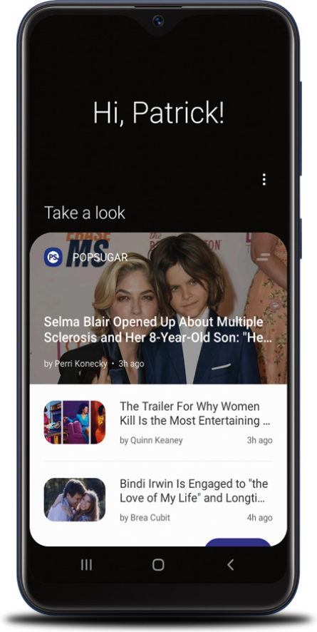 Samsung - Galaxy A10e - Bixby Home Bixby Home