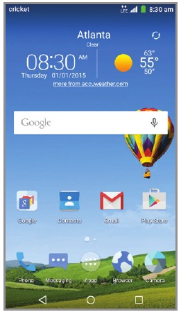 ZTE - Grand X Max+ - Тъчскрийн - Стъпка 1 - Панел за известия Тъчскрийн - Стъпка 1 - Панел за известия