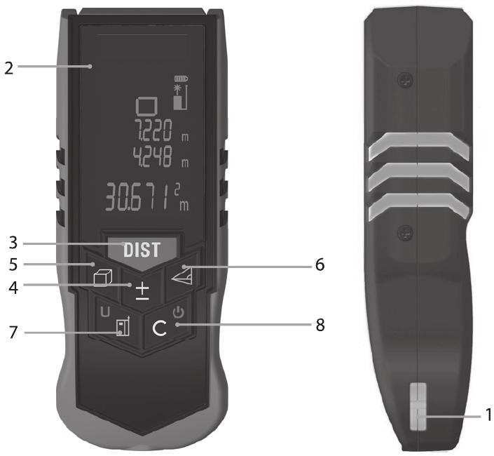 Futech - DISTY60 - Descripción general del dispositivo - Operación Descripción general del dispositivo - Operación
