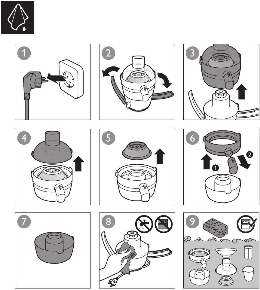 Philips - HR1837 - Kuidas kasutada - Samm 4 Kuidas kasutada - Samm 4