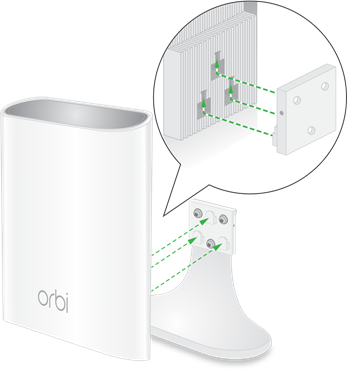 NETGEAR - Orbi RBS50Y - Uyduyu Stand'a Takma - Adım 2 Uyduyu Stand'a Takma - Adım 2