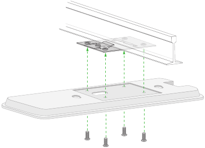 NETGEAR - Orbi Pro SRC60 - A szatelit felszerelése álmennyezetre - 2. lépés A szatelit felszerelése álmennyezetre - 2. lépés