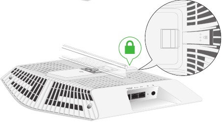 NETGEAR - Orbi Pro SRC60 - A szatelit felszerelése álmennyezetre - 4. lépés A szatelit felszerelése álmennyezetre - 4. lépés