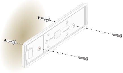 NETGEAR - Orbi Pro SRC60 - A szatelit felszerelése falra - 1. lépés A szatelit felszerelése falra - 1. lépés