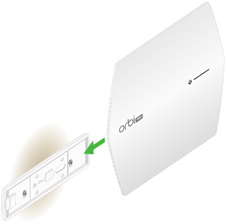 NETGEAR - Orbi Pro SRC60 - A szatelit felszerelése falra - 2. lépés A szatelit felszerelése falra - 2. lépés