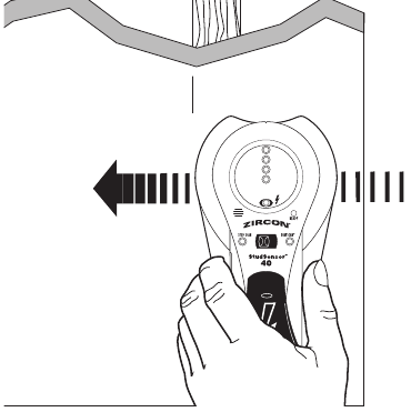 Zircon - StudSensor 40 - GJETJA E NJË GOZHDE - Hapi 4 GJETJA E NJË GOZHDE - Hapi 4
