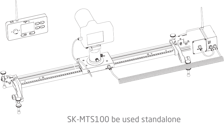 Sevenoak - SK-MTS100 - Usando de forma independiente Usando de forma independiente