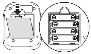 Omron - HEM-7120 - Instalación/Reemplazo de las baterías Instalación/Reemplazo de las baterías