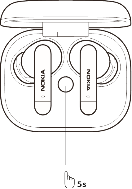 Nokia - E3511 - Nulstil - Rydning af alle parringer Nulstil - Rydning af alle parringer