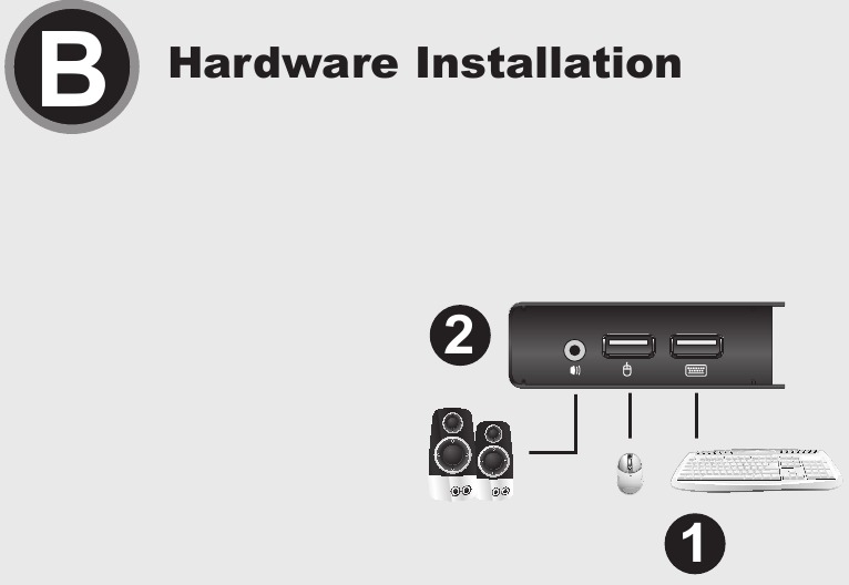 ATEN - CS72D - Hardware Installation Part 1 Hardware Installation Part 1