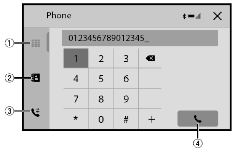 Pioneer - SPH-DA160DAB - Obsługa telefonu Bluetooth Obsługa telefonu Bluetooth