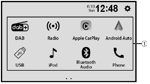 Pioneer - SPH-DA160DAB - Wybór źródła Wybór źródła