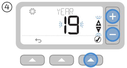 Honeywell Home - T3 - Datum i vrijeme - Korak 4 Datum i vrijeme - Korak 4