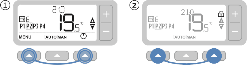Honeywell Home - T3 - Zaključavanje tipkovnice Zaključavanje tipkovnice