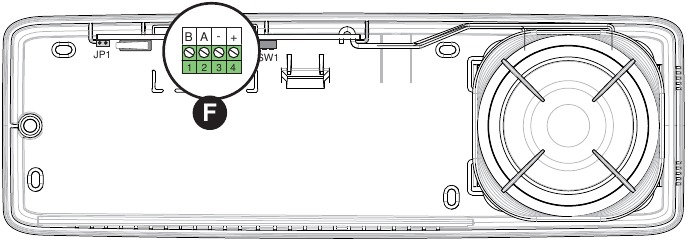 Tecnoalarm - SIRTEC BUS - Namestitev - 4. korak Namestitev - 4. korak