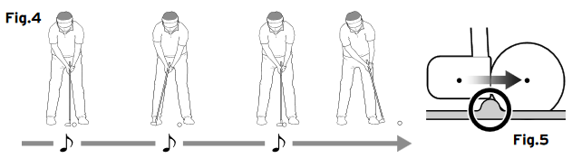 Korg - PuttRhythm - Поставете батерията - Стъпка 2 Поставете батерията - Стъпка 2