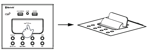 Muse - M-1280 BT - Tartó tablet vagy okostelefon számára – 1. lépés Tartó tablet vagy okostelefon számára – 1. lépés