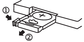 Muse - M-1280 BT - AZ ELEM CSERÉJE A TÁVIRÁNYÍTÓBAN AZ ELEM CSERÉJE A TÁVIRÁNYÍTÓBAN