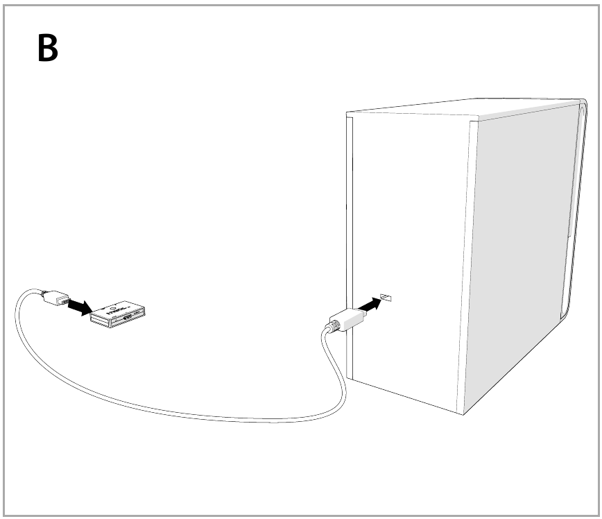 nedis - CSWI3702BK - Jungtis - A konfigūracija - 1 žingsnis Jungtis - A konfigūracija - 1 žingsnis