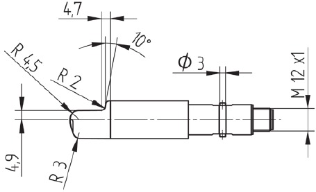 Wenglor - OEII403C0103 - Размери - Стъпка 1 Размери - Стъпка 1