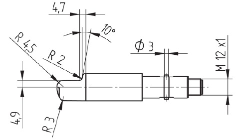 Wenglor - OEII403C0103 - Размери - Стъпка 3 Размери - Стъпка 3