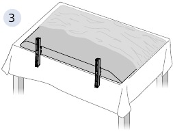 Philips - 5505 Series - Postavljanje postolja - Korak 3 Postavljanje postolja - Korak 3