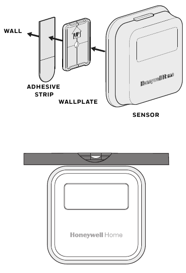 Honeywell Home - T10 Pro - Instalimi i sensorit - Hapi 3 Instalimi i sensorit - Hapi 3