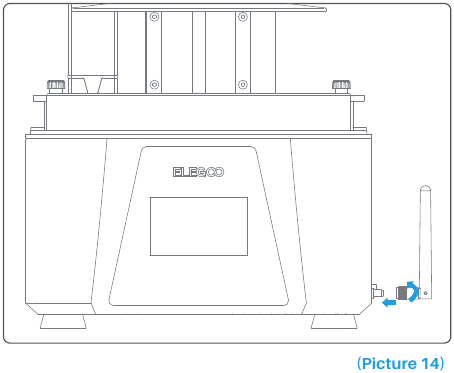 Elegoo - Saturn 3 Ultra - Instrucciones del módulo WiFi - Paso 1 Instrucciones del módulo WiFi - Paso 1