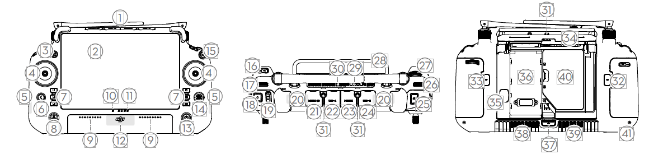DJI - INSPIRE 3 - Telekomanda Telekomanda