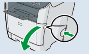Ricoh - SP 3510SF - REPLACING TONER - Step 2 REPLACING TONER - Step 2