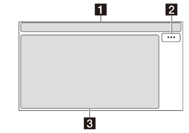 Sony - XAV-AX3250 - Playback screen Playback screen