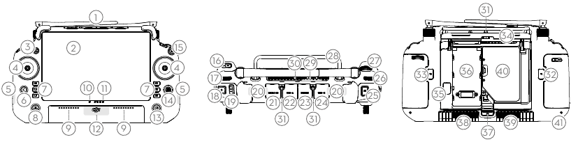 dji - Seria MATRICE 30 - Prezentare generală - Partea 2 - DJI RC Plus Prezentare generală - Partea 2 - DJI RC Plus