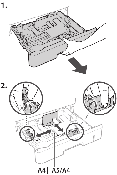 Canon - image CLASS - Kupakia Karatasi - Hatua ya 1 Kupakia Karatasi - Hatua ya 1