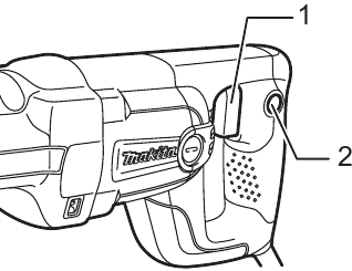 Makita - JR3050T - Činnost spínače Činnost spínače